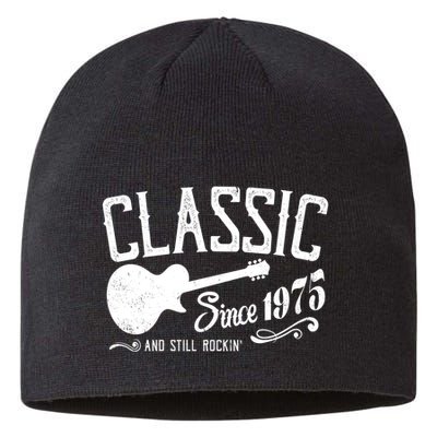 Classic Since 1975 And Still Rockin 50th Birthday Sustainable Beanie