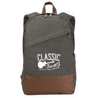Classic Since 1975 And Still Rockin 50th Birthday Cotton Canvas Backpack
