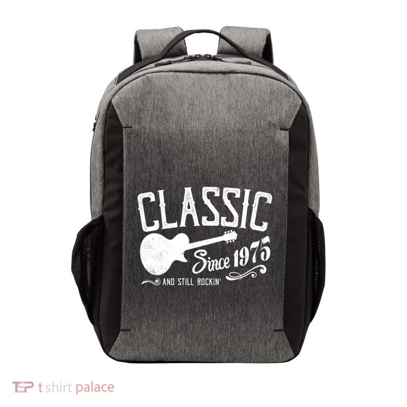 Classic Since 1975 And Still Rockin 50th Birthday Vector Backpack