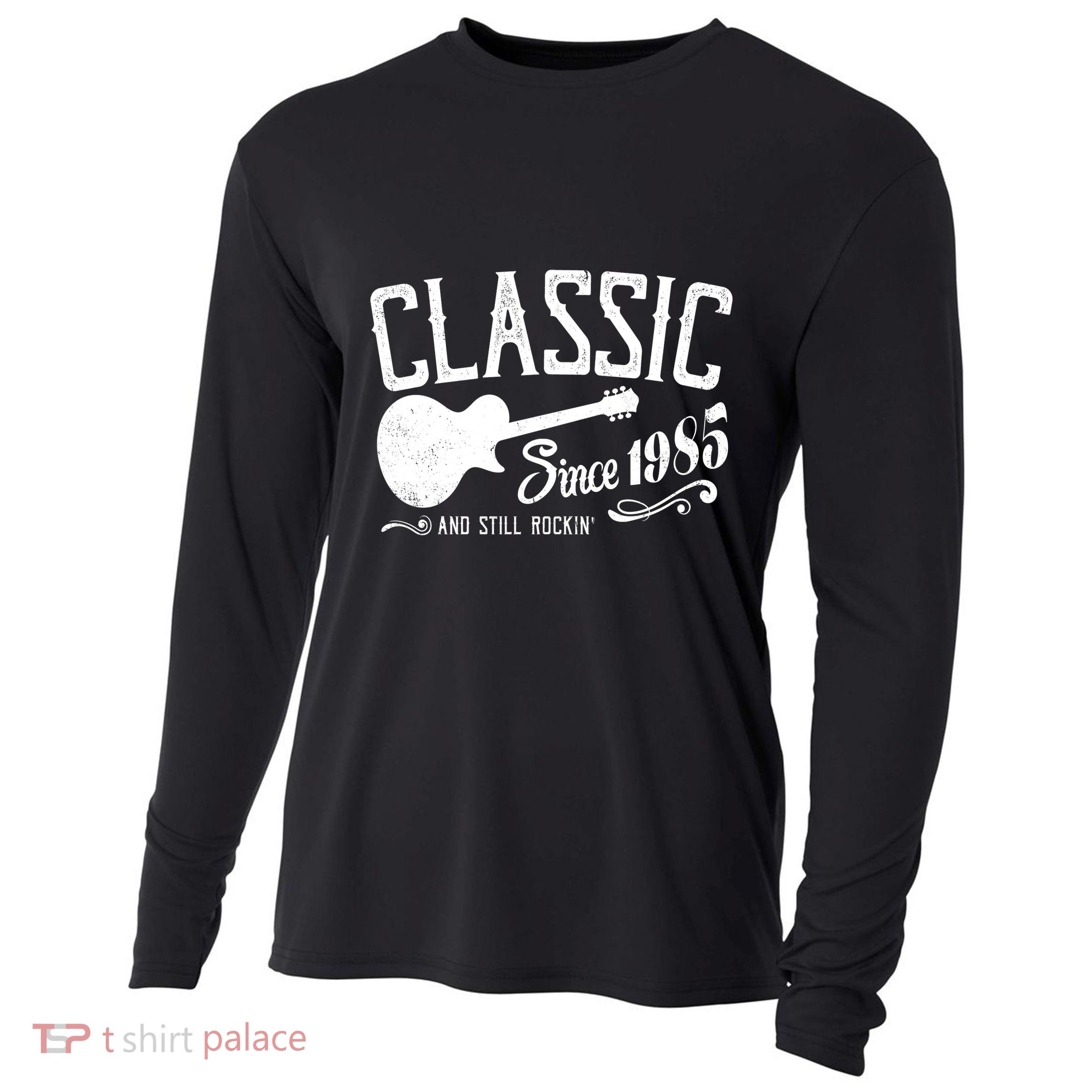 Classic Since 1985 And Still Rockin 40th Birthday Cooling Performance Long Sleeve Crew