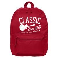 Classic Since 1985 And Still Rockin 40th Birthday 16 in Basic Backpack