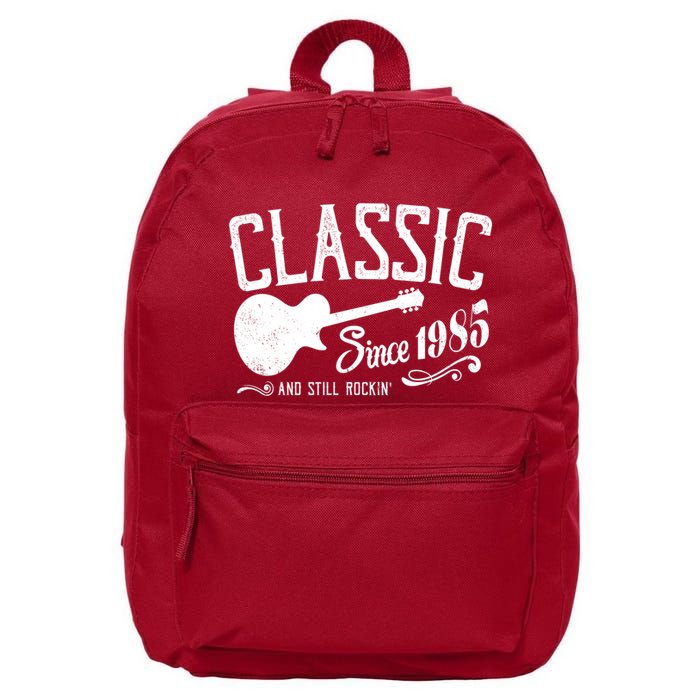 Classic Since 1985 And Still Rockin 40th Birthday 16 in Basic Backpack