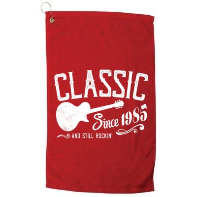 Classic Since 1985 And Still Rockin 40th Birthday Golf Towel