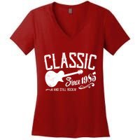 Classic Since 1985 And Still Rockin 40th Birthday Women's V-Neck T-Shirt