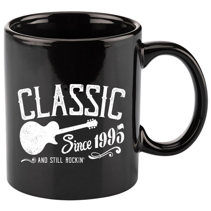 Classic Since 1995 And Still Rockin 30th Birthday 11oz C Handle Ceramic Mug