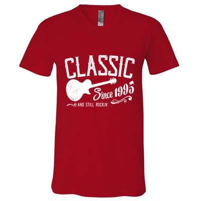 Classic Since 1995 And Still Rockin 30th Birthday V-Neck T-Shirt