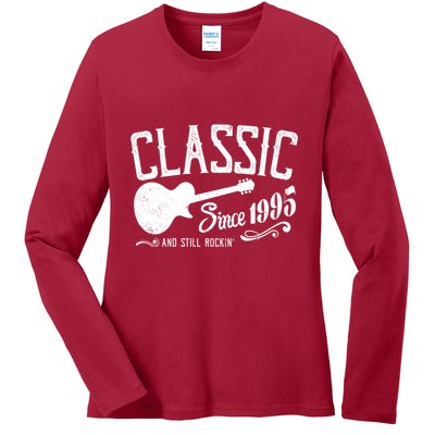 Classic Since 1995 And Still Rockin 30th Birthday Ladies Long Sleeve Shirt
