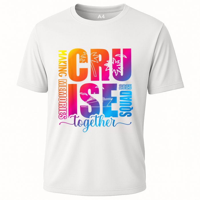 Cruise Squad 2025 Summer Vacation Matching Family Cruise Cooling Performance Crew T-Shirt