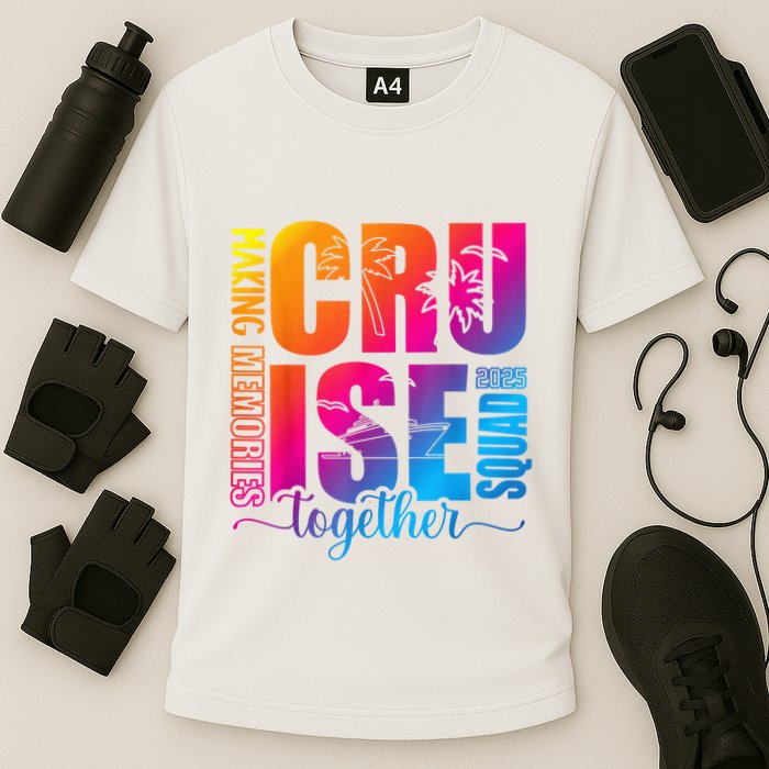 Cruise Squad 2025 Summer Vacation Matching Family Cruise Cooling Performance Crew T-Shirt