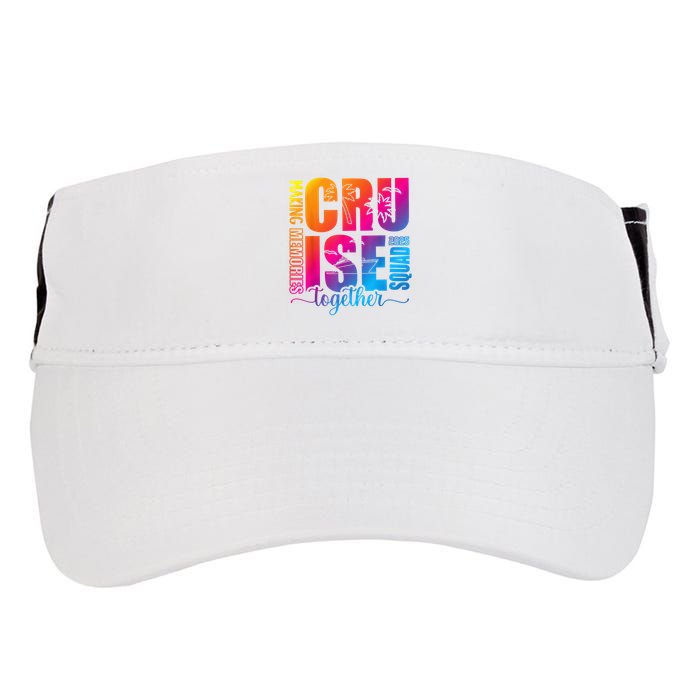Cruise Squad 2025 Summer Vacation Matching Family Cruise Adult Drive Performance Visor