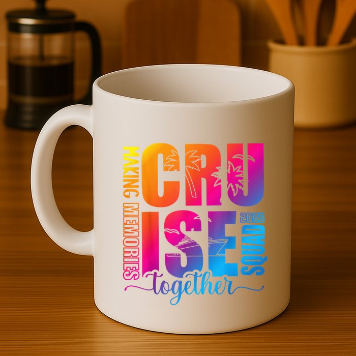 Cruise Squad 2025 Summer Vacation Matching Family Cruise Mug
