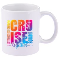 Cruise Squad 2025 Summer Vacation Matching Family Cruise 11oz C Handle Ceramic Mug