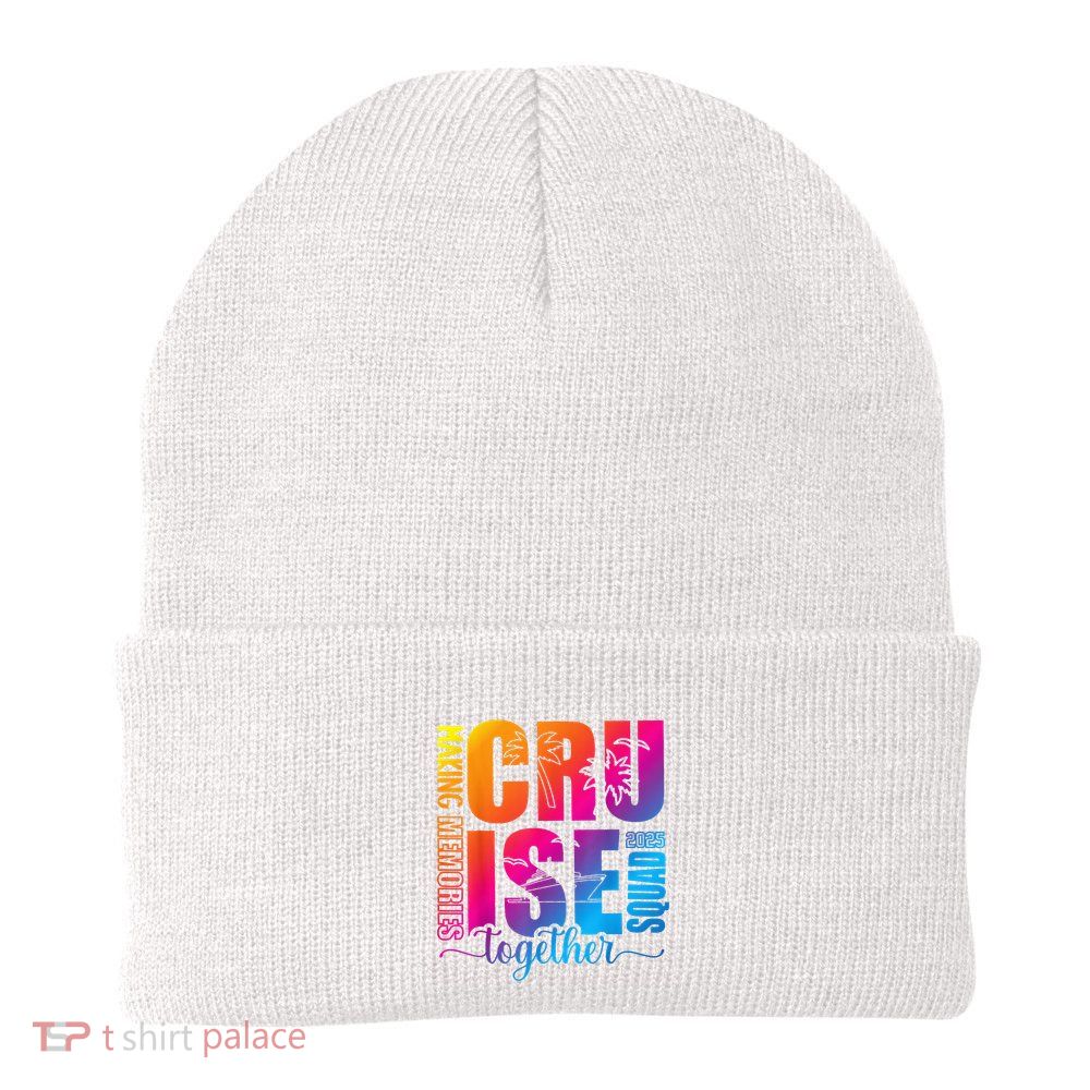 Cruise Squad 2025 Summer Vacation Matching Family Cruise Beanie