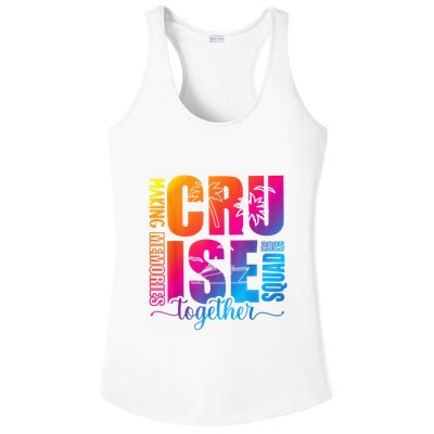 Cruise Squad 2025 Summer Vacation Matching Family Cruise Ladies PosiCharge Competitor Racerback Tank