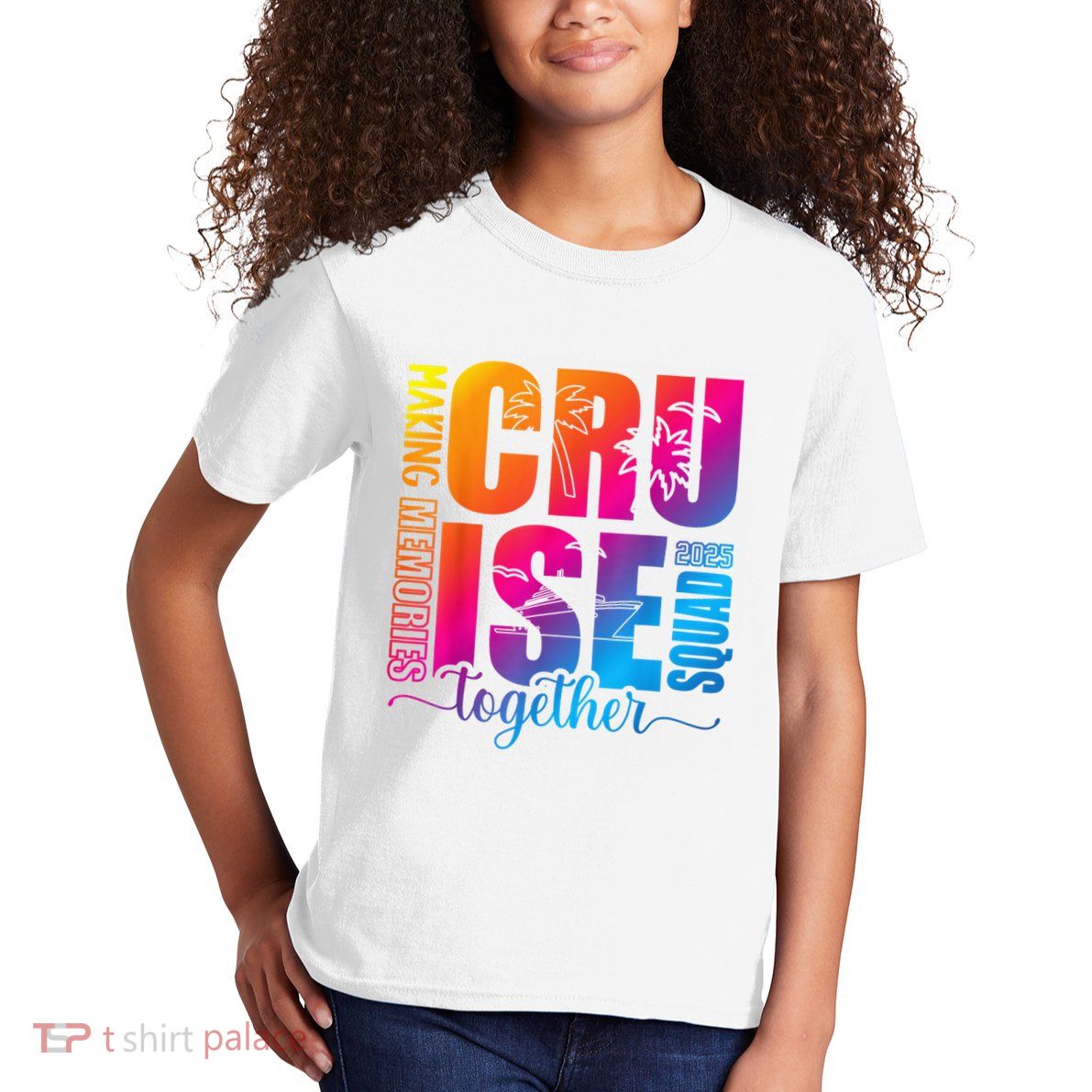 Cruise Squad 2025 Summer Vacation Matching Family Cruise Kids T-Shirt