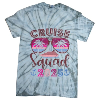 Cruise Squad 2025 Family Friends Vacation Matching Group Tie-Dye T-Shirt