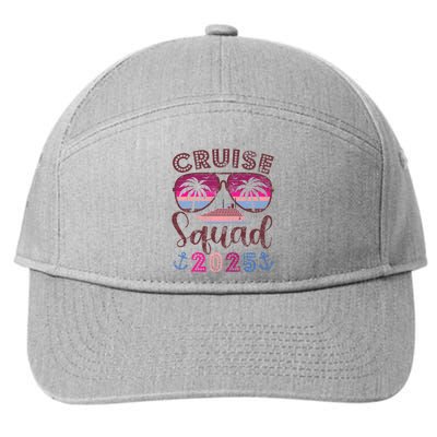 Cruise Squad 2025 Family Friends Vacation Matching Group 7-Panel Snapback Hat