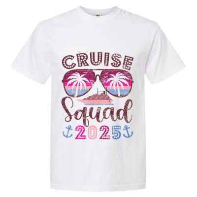 Cruise Squad 2025 Family Friends Vacation Matching Group Garment-Dyed Heavyweight T-Shirt
