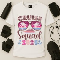 Cruise Squad 2025 Family Friends Vacation Matching Group Cooling Performance Crew T-Shirt