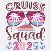 Cruise Squad 2025 Family Friends Vacation Matching Group Cooling Performance Crew T-Shirt