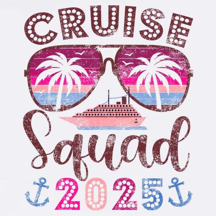 Cruise Squad 2025 Family Friends Vacation Matching Group Cooling Performance Crew T-Shirt
