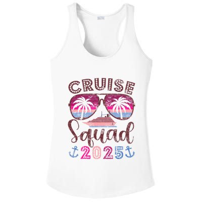 Cruise Squad 2025 Family Friends Vacation Matching Group Ladies PosiCharge Competitor Racerback Tank