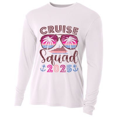 Cruise Squad 2025 Family Friends Vacation Matching Group Cooling Performance Long Sleeve Crew