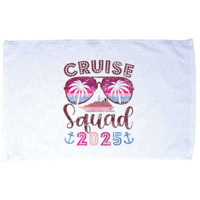 Cruise Squad 2025 Family Friends Vacation Matching Group Microfiber Hand Towel