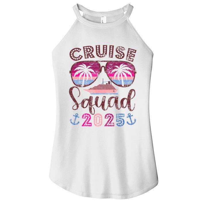 Cruise Squad 2025 Family Friends Vacation Matching Group Women's Perfect Tri Rocker Tank