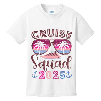 Cruise Squad 2025 Family Friends Vacation Matching Group Kids T-Shirt
