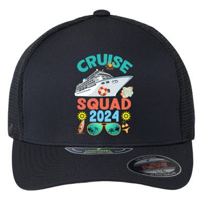 Cruise Squad 2024 Summer Vacation Group Matching Flexfit Unipanel Trucker Cap