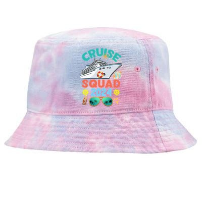 Cruise Squad 2024 Summer Vacation Group Matching Tie-Dyed Bucket Hat