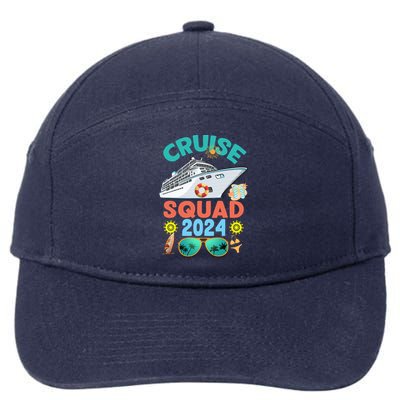 Cruise Squad 2024 Summer Vacation Group Matching 7-Panel Snapback Hat