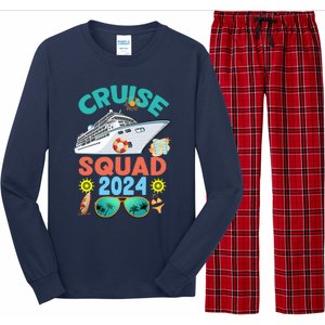 Cruise Squad 2024 Summer Vacation Group Matching Long Sleeve Pajama Set