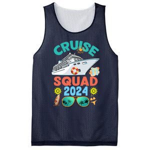 Cruise Squad 2024 Summer Vacation Group Matching Mesh Reversible Basketball Jersey Tank