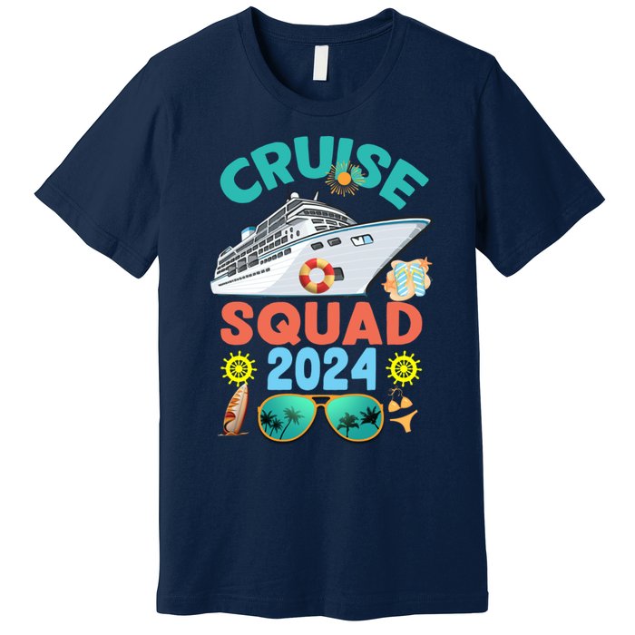 Cruise Squad 2024 Summer Vacation Group Matching Premium T-Shirt