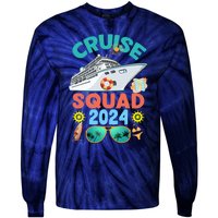 Cruise Squad 2024 Summer Vacation Group Matching Tie-Dye Long Sleeve Shirt