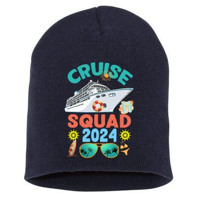 Cruise Squad 2024 Summer Vacation Group Matching Short Acrylic Beanie