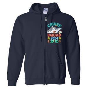 Cruise Squad 2024 Summer Vacation Group Matching Full Zip Hoodie