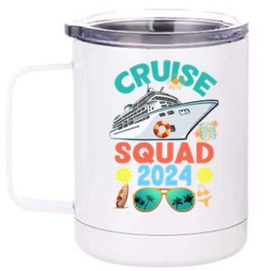 Cruise Squad 2024 Summer Vacation Group Matching 12 oz Stainless Steel Tumbler Cup