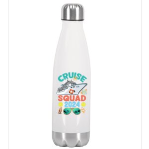 Cruise Squad 2024 Summer Vacation Group Matching Stainless Steel Insulated Water Bottle