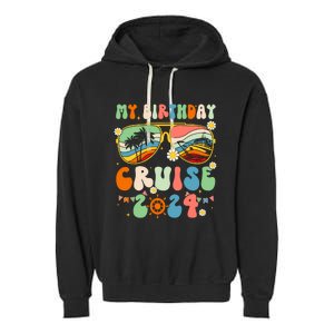 Cruise Squad 2024 Birthday Cruise Cruising Garment-Dyed Fleece Hoodie