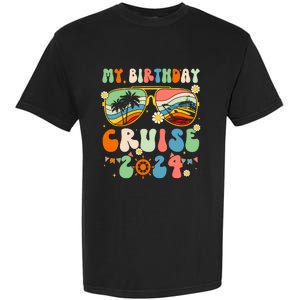 Cruise Squad 2024 Birthday Cruise Cruising Garment-Dyed Heavyweight T-Shirt