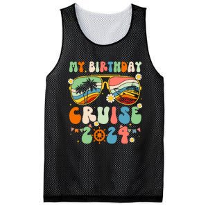 Cruise Squad 2024 Birthday Cruise Cruising Mesh Reversible Basketball Jersey Tank