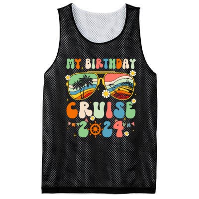 Cruise Squad 2024 Birthday Cruise Cruising Mesh Reversible Basketball Jersey Tank