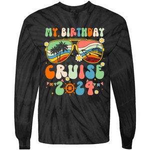 Cruise Squad 2024 Birthday Cruise Cruising Tie-Dye Long Sleeve Shirt