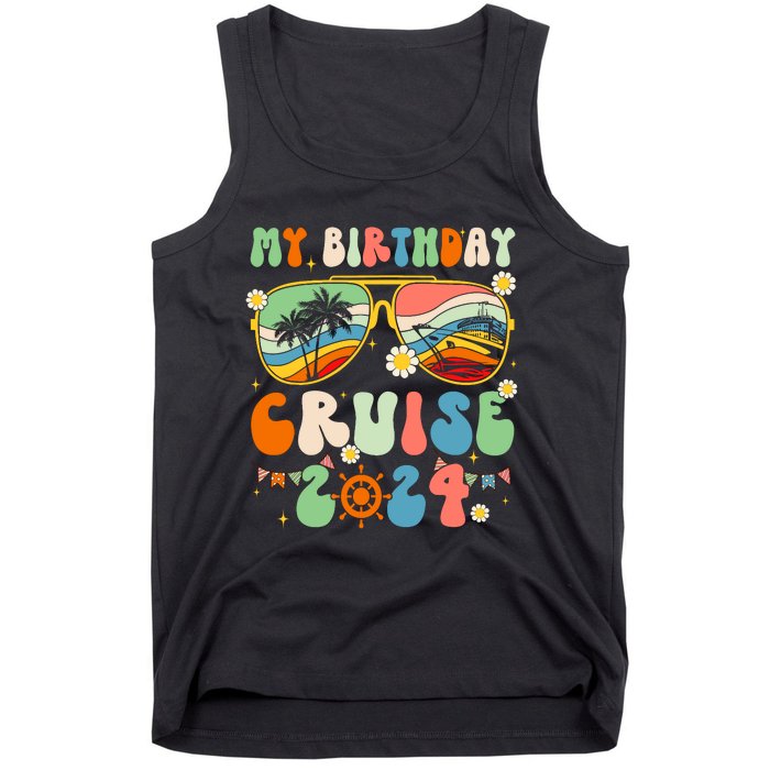 Cruise Squad 2024 Birthday Cruise Cruising Tank Top