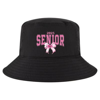 Coquette Senior 2025 Back To School Bow Senior 2025 Cool Comfort Performance Bucket Hat
