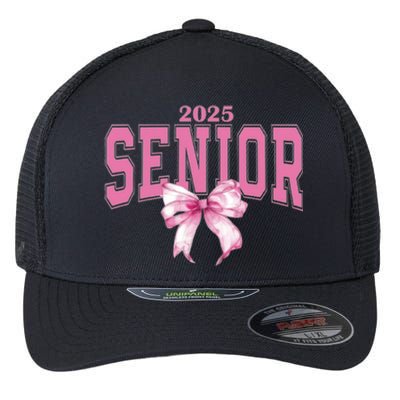 Coquette Senior 2025 Back To School Bow Senior 2025 Flexfit Unipanel Trucker Cap