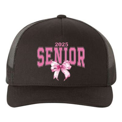 Coquette Senior 2025 Back To School Bow Senior 2025 Yupoong Adult 5-Panel Trucker Hat